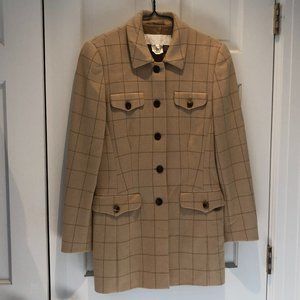 Tan Wool Escada Coat